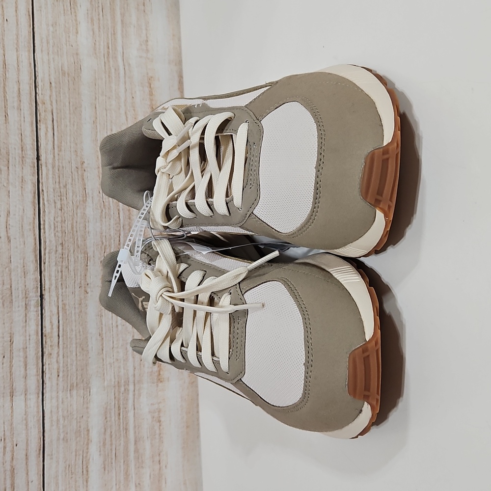 Puma Graviton Khaki and Cream Soft Foam Athletic Shoes 10.5 - Picture 7 of 10